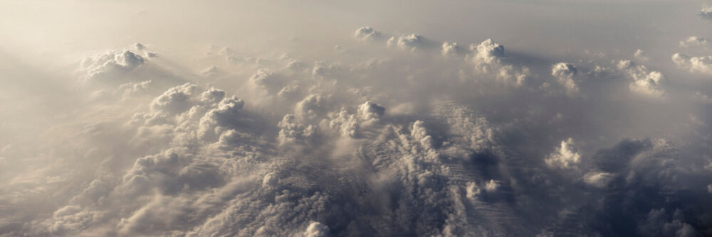 View from the plane window