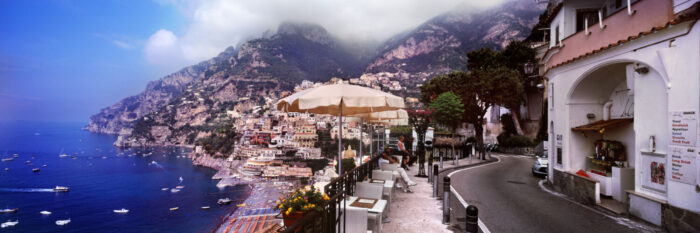 Positano Town on the amalfi coast in italy