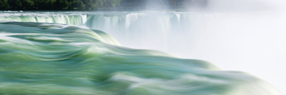 Abstract Horseshoe Waterfall