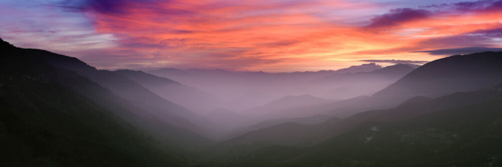 Amazing California sunset