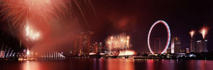 Singapore national day parade fireworks