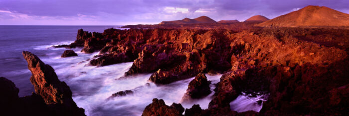The volcanic coast of the canary islands
