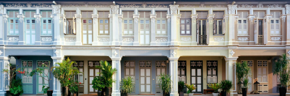 peranakan colorful houses