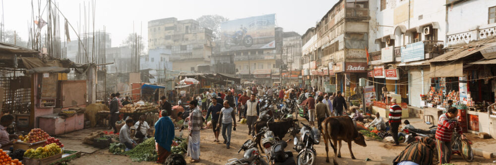 Local India market