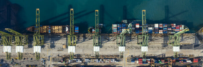Singapore shipping docks