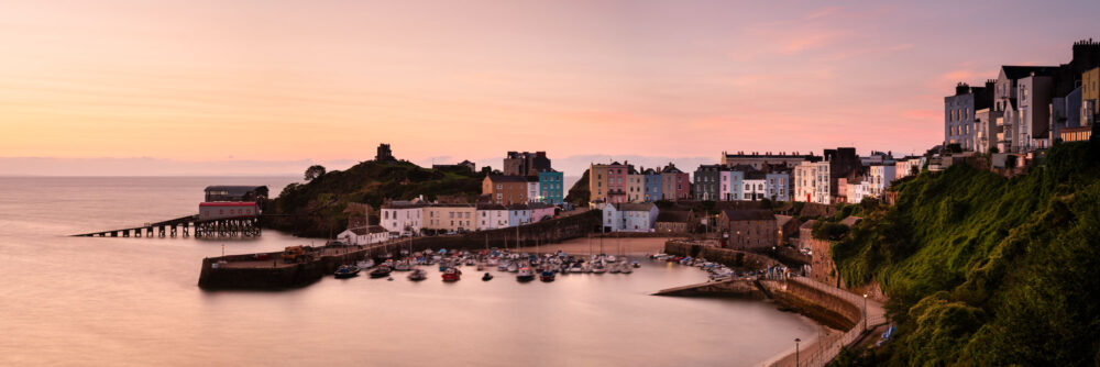 Welsh coastal town