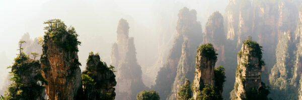 Panorama of the avatar movie mountains china